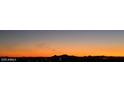 Scenic sunset overlooking the mountains at 26314 N 103Rd Dr, Peoria, AZ 85383