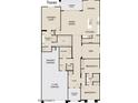 Open-concept floor plan with kitchen, dining, great room, den, owner's suite, two-car garage, and bedrooms at 2689 E Rustler Rd, San Tan Valley, AZ 85140