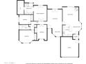 Detailed floorplan illustrating the layout of the home, including bedrooms, bathrooms, and living spaces at 6101 E Beck Ln, Scottsdale, AZ 85254