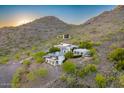 Desert home with modern architecture nestled on a hill with views at 6432 E El Sendero Rd, Carefree, AZ 85377