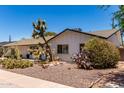 Attractive single-Gathering house showcasing desert-style landscaping and a well-maintained exterior at 6820 E Pinchot Ave, Scottsdale, AZ 85251