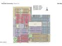 Community site map showcasing lot locations, community pool, and phases of development for the Parkside community at 9954 W Piccadilly Rd, Avondale, AZ 85392