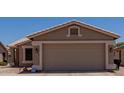 Spacious two-car garage providing ample parking and storage at 1341 E Bellerive Dr, Chandler, AZ 85249