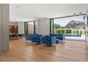 Spacious living room with pool and mountain views at 5301 N 43Rd St, Phoenix, AZ 85018