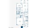 Detailed floor plan highlighting the layout of the home, including bedrooms and living spaces at 805 W Lark Dr # 243, Queen Creek, AZ 85140