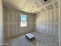 Unfinished bedroom with drywall and a window at 15789 W Beryl Ave, Waddell, AZ 85355