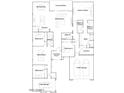 An open-concept floor plan with a modern design, 4 bedrooms, 3.5 baths and 3 car garage at 25169 N 177Th Dr, Surprise, AZ 85387