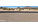 Scenic view of the property showcasing desert landscape and distant mountains at 4811 W Hunter Trl, San Tan Valley, AZ 85144