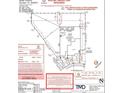 Detailed building plan shows property lines, block walls, outdoor living areas and the garage at 17832 W San Miguel Ave, Litchfield Park, AZ 85340