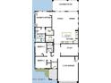 Detailed floor plan showcasing an open kitchen, spacious bedrooms, and a covered patio at 19317 W San Juan Ave, Litchfield Park, AZ 85340