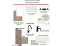 Sample collection of 'Blonde Collection' finishing materials at 6848 N 190Th Ave, Waddell, AZ 85355
