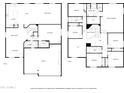 Detailed floor plan showcasing layout of rooms, including kitchen, living room, bedrooms, and bathrooms at 11832 W Electra Ln, Sun City, AZ 85373
