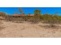Photo of the surrounding land with sparse desert landscaping and partial views of the house at 10480 W Martin Rd, Casa Grande, AZ 85194