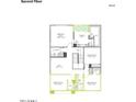 Second floor plan features a main suite, laundry room, and three bedrooms at 2096 E Mill Rd, San Tan Valley, AZ 85140