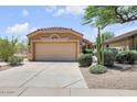 Attractive single-story home with a two-car garage and well-maintained desert landscaping at 4327 E Desert Sky Ct, Cave Creek, AZ 85331