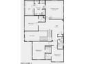 Second floor floor plan featuring a primary suite, loft and three additional bedrooms at 10921 E Texas Ave, Mesa, AZ 85212