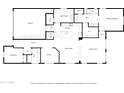 Detailed floor plan showing layout of rooms including kitchen, bedrooms, and smart space at 22574 W Moonlight Path, Buckeye, AZ 85326