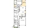 Detailed floor plan featuring four bedrooms, a study, and an open-concept living and dining area at 26031 S 228Th Pl, Queen Creek, AZ 85142