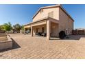 Large backyard patio area with covered seating at 31700 N Sunflower Way, San Tan Valley, AZ 85143