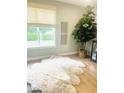 A cozy bedroom nook with natural light and a large decorative rug, enhancing the room's spacious feel at 4824 S Brice --, Mesa, AZ 85212