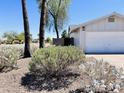 A well-maintained yard with desert landscaping at 8343 E Edward Ave, Scottsdale, AZ 85250