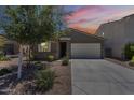 Charming single-story home featuring a well-manicured front yard and a two-car garage at 297 W Nikita Dr, San Tan Valley, AZ 85140
