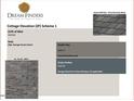 Dream Finders Cottage Elevation (ZF) Scheme 1 color palette with paint names and codes at 18824 N Barano Dr, Maricopa, AZ 85138