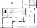 Detailed floor plan showcasing layout, room dimensions, and overall design of the property at 4010 E Coolidge St, Phoenix, AZ 85018