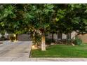 Charming home exterior with lush landscaping and a spacious driveway at 5139 S Marble St, Gilbert, AZ 85298