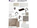 Home interior finishes with shaker cabinets, tile backsplash, modern faucet, and flooring for new home buyers at 16578 W Mulberry Dr, Goodyear, AZ 85395