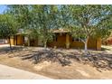 Charming single-story home with mature trees providing shade in the front yard at 3842 W Ocotillo Rd, Phoenix, AZ 85019