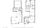 Detailed floor plan showcasing the layout of both floors, including room dimensions and locations at 8964 W Northview Ave, Glendale, AZ 85305