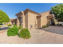 Charming single-story home featuring low-maintenance landscaping and a well-maintained exterior showcasing the beauty of Arizona living at 4202 E Broadway Rd # 130, Mesa, AZ 85206