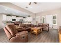 Spacious living room offering a great open concept, perfect for entertaining guests at 37456 W Vera Cruz Dr, Maricopa, AZ 85138