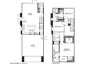 Home floor plan featuring a 2-car garage, kitchen, great room, primary bedroom, and three bathrooms at 2488 W Rowel Rd, Phoenix, AZ 85085