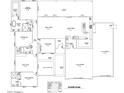 Detailed floor plan showcasing spacious layout, including bedrooms, living areas, and garage at 25927 N 149Th Dr, Surprise, AZ 85387