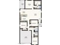 This floor plan offers 4 bedrooms, 2 bathrooms, a kitchen, a dining room, and a 2-bay garage at 7891 S Summit Dr, Casa Grande, AZ 85193