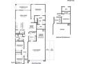 Detailed floor plan showcases the layout of this home including bedrooms, great room, kitchen, and 2 car garage at 18354 W Hackamore Dr, Wittmann, AZ 85361