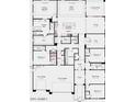 Detailed floor plan showcasing the layout of this spacious home at 18924 E Celtic Manor Dr, Queen Creek, AZ 85142