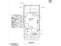 Lot plan showing the property layout with dimensions and garage locations at 7131 W Oberlin Way, Peoria, AZ 85383
