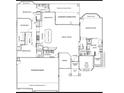 Detailed floor plan showcasing an efficient layout of the open-concept living space and spacious bedrooms at 217Xx W Buck Ln, Wittmann, AZ 85361