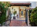 Elegant front entrance showcasing a beautiful door and inviting landscaping at 4316 N 40Th St, Phoenix, AZ 85018