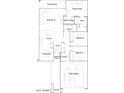 Detailed floor plan showcasing the layout of the home with the owner's suite and 2-bay garage at 16762 W Alameda Rd, Surprise, AZ 85387