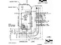 A survey drawing showing the location of the house on the lot, noting the covered patio at 37683 N Dandelion Ln, San Tan Valley, AZ 85140