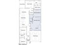 Detailed floor plan showcasing the layout of the home including bedrooms, bathrooms, and living areas at 9538 W Avalon Dr, Phoenix, AZ 85037