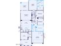 Detailed floor plan showcasing the layout of this home, including the owner's suite, gathering room, and a two-car garage at 13524 W Copperleaf Ln, Peoria, AZ 85383