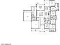 Detailed floor plan showing the layout of this home with multiple bedrooms and living spaces at 30660 N 120Th Ln, Peoria, AZ 85383