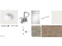 Bathroom design elements showcasing countertops, cabinets, sinks, faucets, flooring, and fixtures options at 5528 W Piedmont Rd, Laveen, AZ 85339