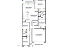 Detailed first-floor plan showcasing the layout of this four bedroom home at 12599 W Mountain View Dr, Avondale, AZ 85323