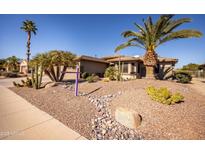 Single-story home with desert landscaping and two-car garage at 17156 W Lachlan Ct, Surprise, AZ 85387